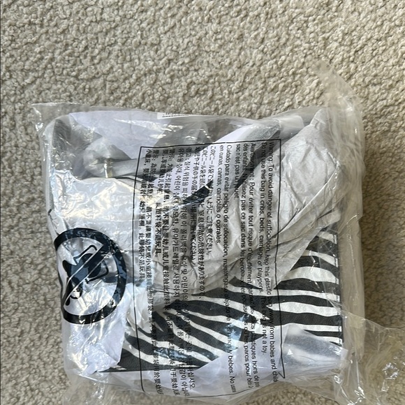 MK Greenwich Small Zebra Print Calf Hair Crossbody Bag - Picture 6 of 16